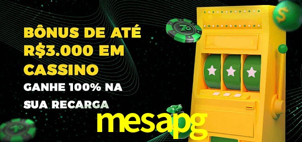 mesapg melhor bônus de depósito